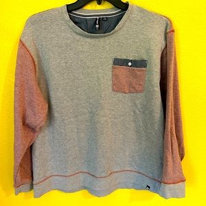 Ocean Current women’s pullover long sleeve red/gray size XXL